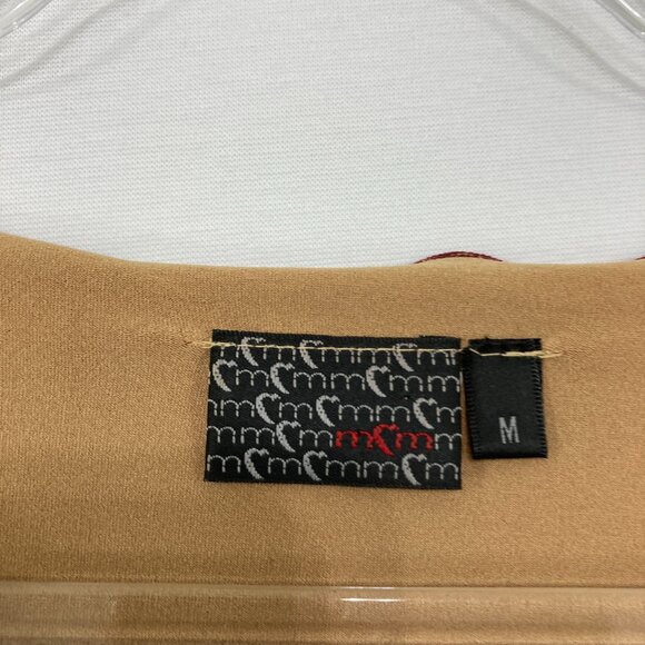 M Heart M size Medium Boho Criss Cross Flare Sleeve Stretch Top Y2K Festival - Picture 2 of 11